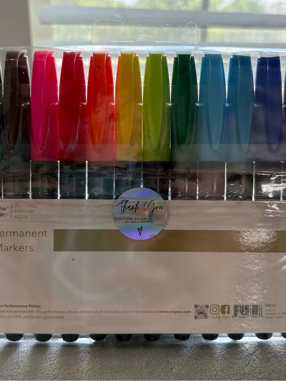 Baby Shower Sign & 12pc Multicolor Marker Set
